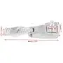 Qiilu Chrome Metal Auto Outer Door Handle Hinge Repair Tool Kit OS or NS for Fiat 500 51939041 519645