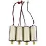 Baoblaze 4Pc Motor CW CCW for UDI U818A Plus U49W U49C AA818 RC Racing Drone Parts Replacements