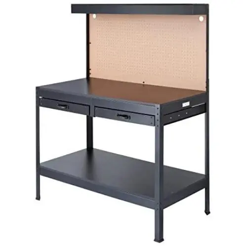 Olympia Tools Multi-Purpose Workbench With Light, 82-802,Black Olympia Tools Multi-Purpose Workbench With Light, 82-802,Black