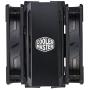 CoolerMaster MasterAir MA612 Stealth CPU Air Cooler, 6 Heat Pipes, Nickel Plated Base, Aluminum Black Fins, Push-Pull, Dual SickleFlow Fans for AMD Ryzen/Intel 1200/1151