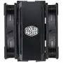 CoolerMaster MasterAir MA612 Stealth CPU Air Cooler, 6 Heat Pipes, Nickel Plated Base, Aluminum Black Fins, Push-Pull, Dual SickleFlow Fans for AMD Ryzen/Intel 1200/1151