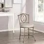 Hillsdale Emerson Metal Vanity Stool, Golden Bronze