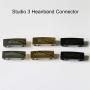 Studio 3 Headband Connector Hinge Replacement Metal Repair Parts for Beats Studio 3 3.0 Wireless Over Ear Headphone (Sliver + Not Fit Solo Series Headphone)