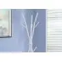 Monarch Specialties Coat Rack - Coat Tree with 8 Hooks, Hammered Metal 74'' H (White)