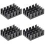uxcell Electronic Radiators Heatsink for MOS GPU IC Chip Black 19 x 14 x 7 mm 4pcs