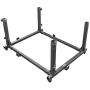 Hooke Road Door Hanger Storage Rack Movable Cart Door Holder Sliding Bracket Compatible with Jeep Wrangler JK JL & Gladiator JT 2007-2021