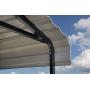 Arrow 20 x 20 29-Gauge Metal Carport with Steel Roof Panels, 20 x 20, Charcoal
