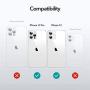 ESR Metal Kickstand Case Compatible with iPhone 12/Compatible with iPhone 12 Pro (2020) [Patented Design] [Two-Way Stand] [Reinforced Drop Protection] Flexible TPU Soft Back, 6.1'' - Clear