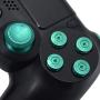 TOMSIN Metal Buttons for DualShock 4, Aluminum Metal Thumbsticks Analog Grip & Bullet Buttons & D-pad & L1 R1 L2 R2 Trigger for PS4 Controller Gen 1 (Green)