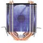 CPU Cooler LED Fan CPU Cooler Dual Fan PC Heatsink, Outstanding Cooling Performance