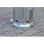 Style Selections/Garden Treasures 48,000 BTU Stainless Steel Floorstanding Liquid Propane Patio Heater