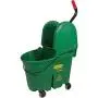 Rubbermaid Commercial WaveBrake 2.0 35 QT Down-Press Mop Bucket and Wringer, Green (FG757888GRN) Rubbermaid Commercial WaveBrake 2.0 35 QT Down-Press Mop Bucket and Wringer, Green (FG757888GRN)