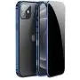 Jonwelsy Anti Peeping Case for iPhone 12 (6.1 Inch), Double-Sided Anti Spy Tempered Glass Privacy, 360 Degree Protection Cover, Magnetic Adsorption Metal Bumper for iPhone 12 (Blue) Jonwelsy Anti Peeping Case for iPhone 12 (6.1 Inch), Double-Sided Anti Spy Tempered Glass Privacy, 360 Degree Protection Cover, Magnetic Adsorption Metal Bumper for iPhone 12 (Blue)