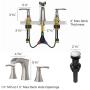 Pfister LF-049-JDGS Jaida Waterfall Widespread Bathroom Sink Faucet, Spot Defense Brushed Nickel