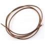 NX Garden Sewing Machine Belt Treadle Parts with Hook for Singer Sewing Machine 68Inch 3/16 Inch Household Home Old Sewing Machines Accessory, Brown