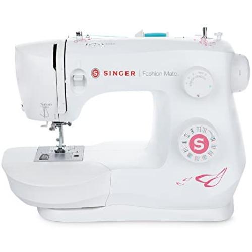 SINGER Fashion Mate 3333 Free-Arm Sewing Machine including 23Built-In Stitches Fully Built-in 4-step Buttonhole, Automatic Needle Threader, LED Light, perfect for sewing all types of fabrics with ease
