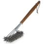 Grill Brush – Cleans All Angles, Extended, Large Wooden Handle and Stainless Steel Bristles – No Scratch Cleaning for Any Barbecue or Grill: Char Broil & Ceramic – BBQ - Aid