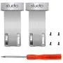 Studio 2 Hinge Replacement Headband Connector Metal Repair Parts Kit for Beats Studio 2.0 Wired/Wireless Over Ear Headphones (Silver) Studio 2 Hinge Replacement Headband Connector Metal Repair Parts Kit for Beats Studio 2.0 Wired/Wireless Over Ear Headphones (Silver)