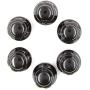 14x1.5 Lug Nuts Set Black Spline - Cone Seat - Dual Hex Key Wheel Lug Nut M14x1.50 (24, Black)