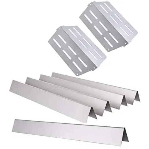 GasSaf Flavorizer Bars and Heat Deflector Replacement Parts for Weber Genesis 300 Series E310 E320 E330 S310 S320 S330 with Front Control Knob(2011 & Newer) Replace for Weber Stainless Steel GasSaf Flavorizer Bars and Heat Deflector Replacement Parts for Weber Genesis 300 Series E310 E320 E330 S310 S320 S330 with Front Control Knob(2011 & Newer) Replace for Weber Stainless Steel