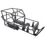 Tiamu Metal Chassis Metal Body Roll Cage Full Tube Frame for 1/16 RC Car Upgrade Parts,Black
