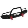 RCAIDONG 1/10 Front Bumper Bull Bar with LED Headlights Winch Mount Seat for TRAXXAS TRX-4 TRX4 AXIAL SCX10 RC Rock Crawler RCAIDONG 1/10 Front Bumper Bull Bar with LED Headlights Winch Mount Seat for TRAXXAS TRX-4 TRX4 AXIAL SCX10 RC Rock Crawler