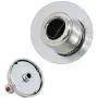 DG64-00347A Range Oven Gas Stove Knob with Metal Ring Dial Burner Knob Replacement by AMI Compatible with Samsung Range Oven-Replaces DG64-00472A DG64-00347B