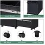 DEVAISE 3 Drawer Mobile File Cabinet with Lock, Under Desk Metal Filing Cabinet for Legal/Letter/A4 File, Fully Assembled Except Wheels, Black DEVAISE 3 Drawer Mobile File Cabinet with Lock, Under Desk Metal Filing Cabinet for Legal/Letter/A4 File, Fully Assembled Except Wheels, Black