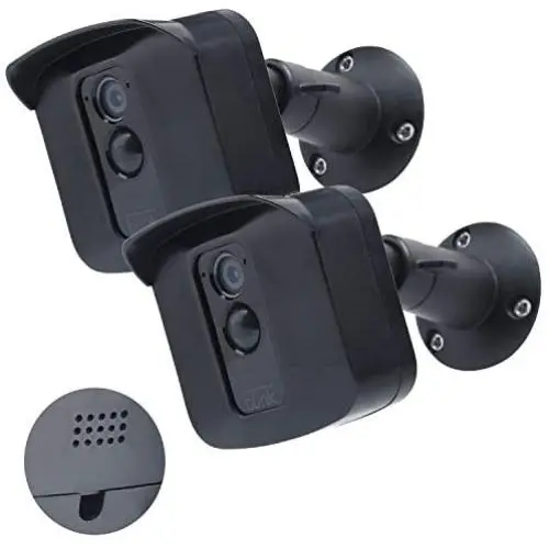 Protective Housing Wall Mount Hard Case & Adjustable Metal Bracket for Blink XT2 Camera - Exclusively Designed for Blink XT2 Security Camera with Speaker Cutout (2-Pack, Black) Protective Housing Wall Mount Hard Case & Adjustable Metal Bracket for Blink XT2 Camera - Exclusively Designed for Blink XT2 Security Camera with Speaker Cutout (2-Pack, Black)