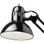 Globe Electric 56963 Metal Clamp - Swing Arm Multi-Joint Desk Lamp, 31.5'', Black