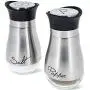 Juvale Salt and Pepper Shakers Stainless Steel and Glass Set Juvale Salt and Pepper Shakers Stainless Steel and Glass Set