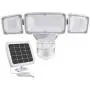 GLORIOUS-LITE Solar Security Light Outdoor, 1600LM Solar LED Motion Sensor Light with 3 Adjustable Head, 5500K, IP65 Waterproof Flood Light for Backyard, Pathway & Patio GLORIOUS-LITE Solar Security Light Outdoor, 1600LM Solar LED Motion Sensor Light with 3 Adjustable Head, 5500K, IP65 Waterproof Flood Light for Backyard, Pathway & Patio