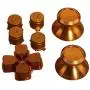 Timorn Replacement Parts Aluminum Metal Thumbsticks D-Pad Bullet ABXY Buttons Mod Kit for Playstation 4 PS4 Controller (Gold Set) Timorn Replacement Parts Aluminum Metal Thumbsticks D-Pad Bullet ABXY Buttons Mod Kit for Playstation 4 PS4 Controller (Gold Set)