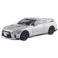 Aoshima 1/32 Scale GT-R, Ultimate Metal Silver - Plastic Model Building Kit # 56417