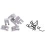 Homyl 2 Sets Metal 3 Shoe Clutch & Spring for 1/8 Scale RC Car Buggy Truggy