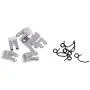 Homyl 2 Sets Metal 3 Shoe Clutch & Spring for 1/8 Scale RC Car Buggy Truggy Homyl 2 Sets Metal 3 Shoe Clutch & Spring for 1/8 Scale RC Car Buggy Truggy