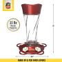 More Birds Twist Hummingbird Feeder, Glass Bottle, 5 Feeding Ports, 11-Ounce Nectar Capacity