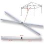Quik Shade Commercial C100 10 x 10 Canopy MIDDLE TRUSS Bar Replacement Part
