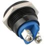 FICBOX 8pcs 16mm 5/8'' Push Button Switch Metal Momentary Waterproof Start Button Switches for Car RV Truck Boat