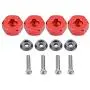 Dilwe RC Car Hex Hub Adapter, 4 Pcs Aluminium Alloy 6mm to 12mm Wheel Hex Hub Adapter for WPL 1634 RC Truck RC Spare Part Accessory (Red) Dilwe RC Car Hex Hub Adapter, 4 Pcs Aluminium Alloy 6mm to 12mm Wheel Hex Hub Adapter for WPL 1634 RC Truck RC Spare Part Accessory (Red)