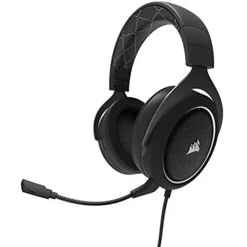 Corsair HS60 – 7.1 Virtual Surround Sound PC Gaming Headset w/USB DAC - Discord Certified Headphones – compatible with Xbox One, PS4, and Nintendo Switch – White, 3.5mm + USB 7.1 Corsair HS60 – 7.1 Virtual Surround Sound PC Gaming Headset w/USB DAC - Discord Certified Headphones – compatible with Xbox One, PS4, and Nintendo Switch – White, 3.5mm + USB 7.1