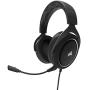 Corsair HS60 – 7.1 Virtual Surround Sound PC Gaming Headset w/USB DAC - Discord Certified Headphones – compatible with Xbox One, PS4, and Nintendo Switch – White, 3.5mm + USB 7.1