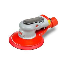 3M Elite Central-Vacuum-Ready Random Orbital Sander - Pneumatic Palm Sander - For Wood, Composites, Metal - 6 '' x 3/16 '' Orbit - 28508