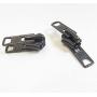YKK Zipper Pull Tab Sliders Boat Canvas #10 Vislon Double Metal Pull Tab Zipper Sliders, 2 Piece Set - Black