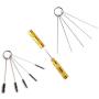 ABEST 3 Set Airbrush Spray Cleaning Repair Tool Kit Stainless steel Needle Brush Set