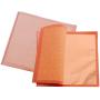 VGSEBA Genuine Pure Copper Leaf Sheets - 100 Pieces Imitation Gold Foil Paper for Handcrafts Decorations 6.3'' x 6.3'', 25 Sheets per Booklet, 4 Booklets