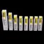 AUTOTOOLHOME 1/8'' 3/16'' 1/4'' 5/16'' 3/8'' 1/2'' high Speed Steel HSS 4 Flute Straight End Mill Cutter 5/32'' 1/16'' Set of 8