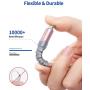 Micro USB Cable Android Charger, JSAUX (2-Pack 6.6FT) Micro USB Android Charger Cable Nylon Braided Cord Compatible with Galaxy S7 S6 J7 Edge Note 5, Kindle. MP3 and More-Pink