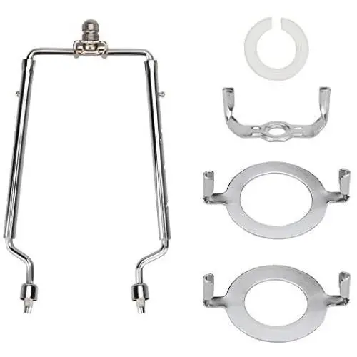 7 8 9 10 inch TooToo Star Lamp Shade Harp Holder 3/8 Standard&E14&E26&E27 Light Base UNO Fitter Adapter Converter Finial Set,Adjustable Tall 7 8 9 10 inch, Detachable Parts Silver Bracket Support 7 8 9 10 inch TooToo Star Lamp Shade Harp Holder 3/8 Standard&E14&E26&E27 Light Base UNO Fitter Adapter Converter Finial Set,Adjustable Tall 7 8 9 10 inch, Detachable Parts Silver Bracket Support