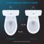 TOTO SS154#01 Traditional SoftClose Elongated Toilet Seat, Cotton White
